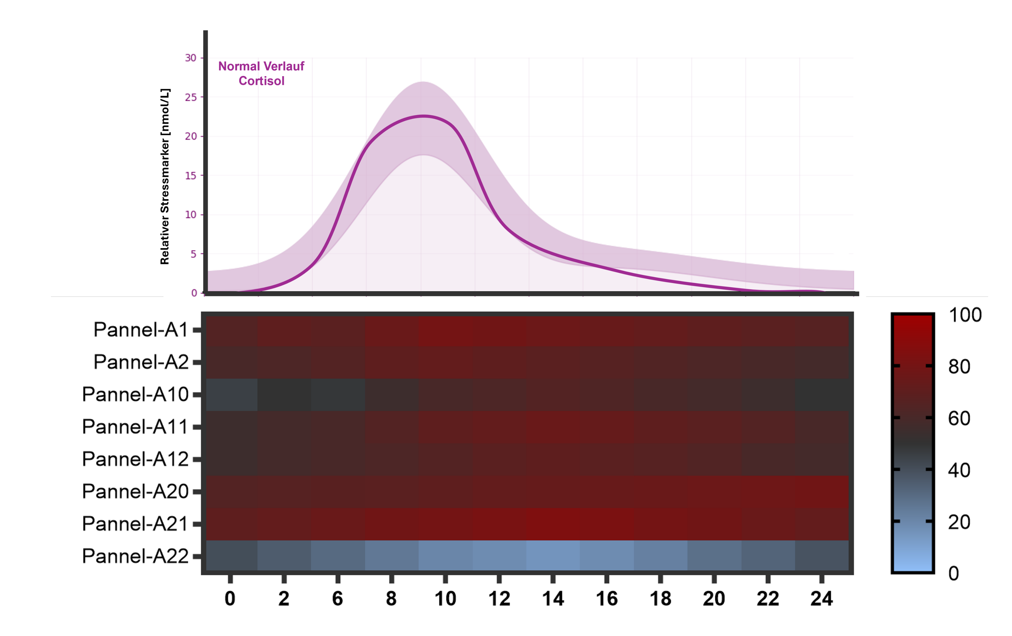 Graph 2 zu Cortisol B